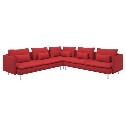 SÖDERHAMN, corner sofa, 6-seat, 295.144.24