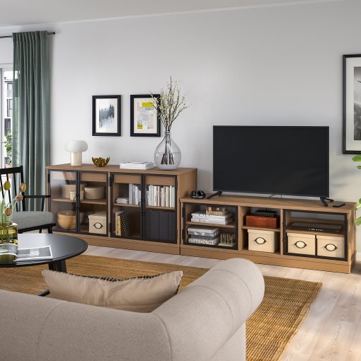 LANESUND, TV storage combination, 322x47x81 cm, 295.147.30