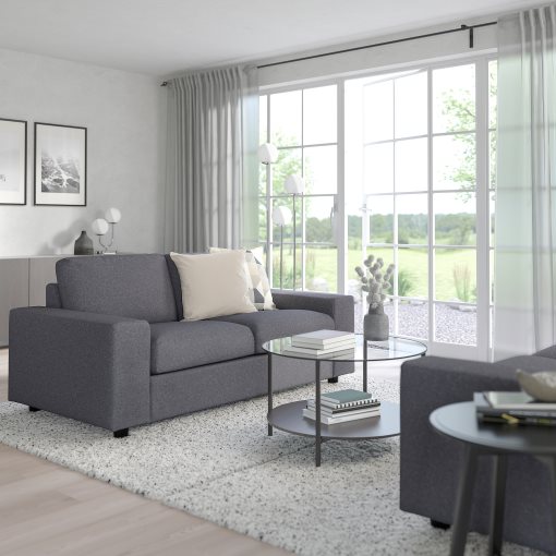 VIMLE, 2-seat sofa-bed with wide armrests, 295.452.51