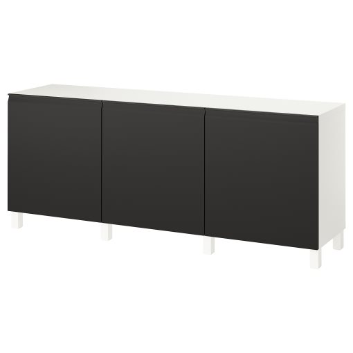 BESTÅ, storage combination with doors, 180x42x74 cm, 295.693.41
