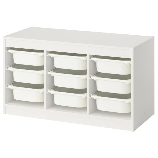 TROFAST, storage combination with boxes, 99x44x56 cm, 295.744.51