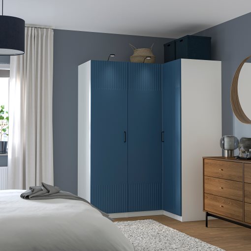 PAX/FYRUDDEN, corner wardrobe, 161/111x201 cm, 295.817.53