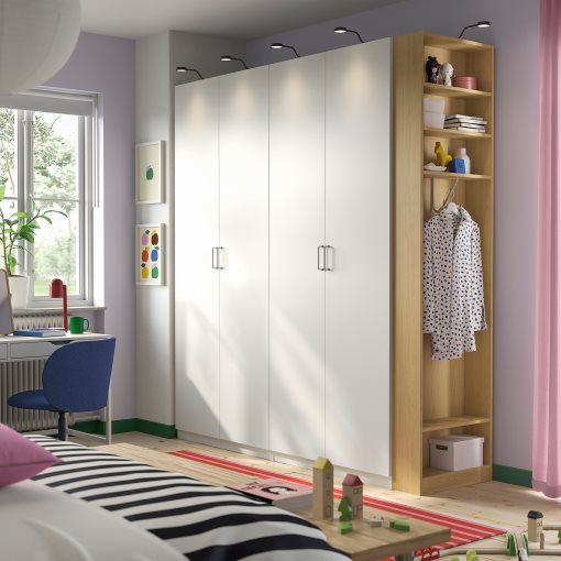 PAX/FORSAND, wardrobe combination, 220x60x236 cm, 296.070.36