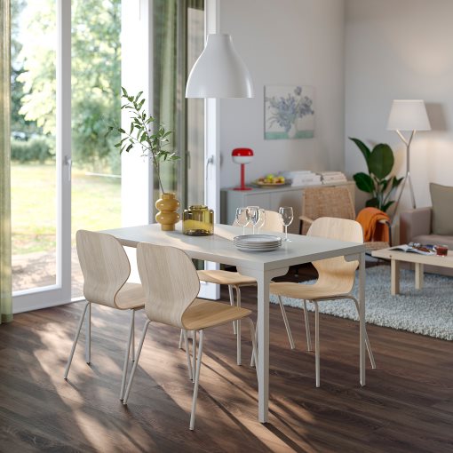 SKÅLSTA, table and 4 chairs, 140x80 cm, 296.089.84