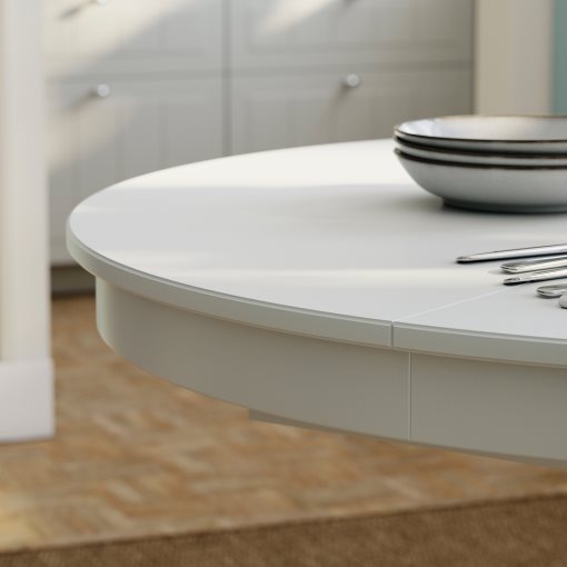 ROSENTORP, table and 4 chairs, 110/155 cm, 296.101.33