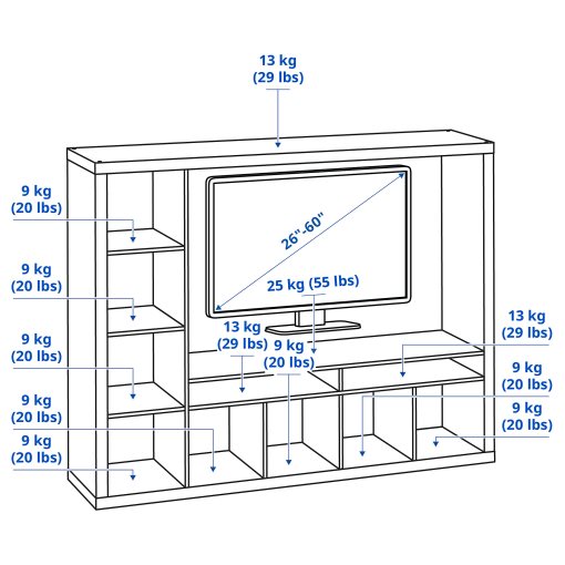 LAPPLAND, TV storage unit, 302.851.53