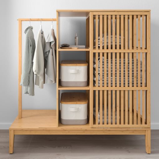 NORDKISA, open wardrobe with sliding door, 304.394.76