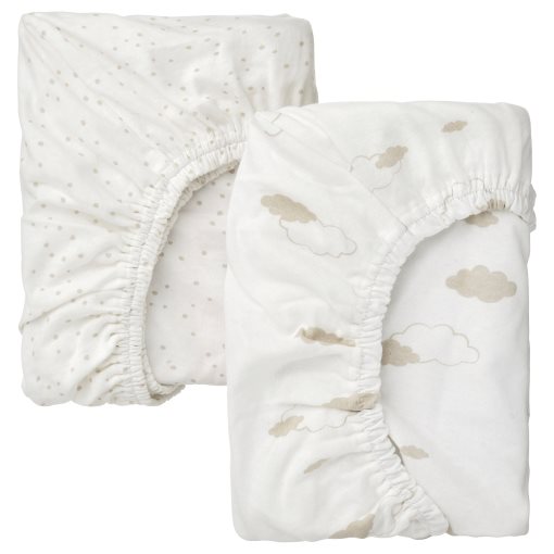 ALSKVARD, fitted sheet for bassinet, 305.264.02