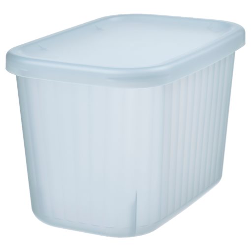 RYKTA, storage box with lid, 12x18x12 cm/1.5 l, 305.332.09