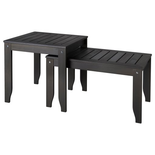 ÖRSKÄR, nest of tables/in/outdoor, set of 2, 305.337.37