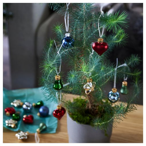VINTERFINT, decoration bauble/glass, 20 pack, 305.550.03