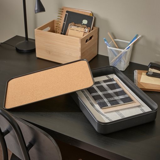HARVMATTA, box with lid, 24x35x6 cm, 305.553.00