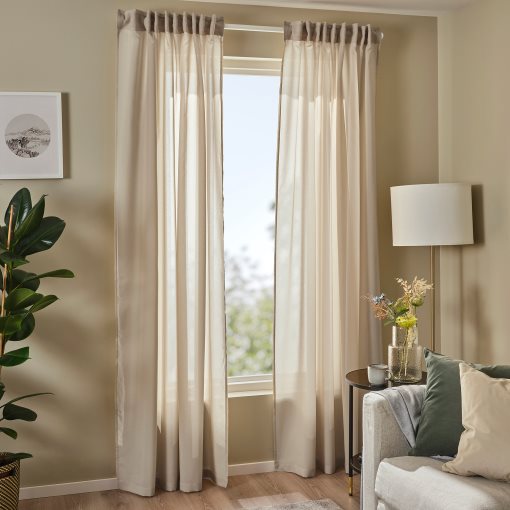 ROSENROBINIA, διαφανής κουρτίνα 2 τεμ. 145x300 cm, 305.648.56