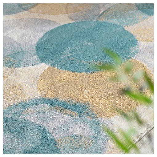 UTTAG, rug, low pile/circle pattern, 160x230 cm, 305.659.07