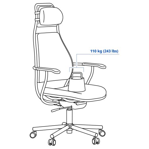 LÖPARBANA, gaming chair, 305.863.25
