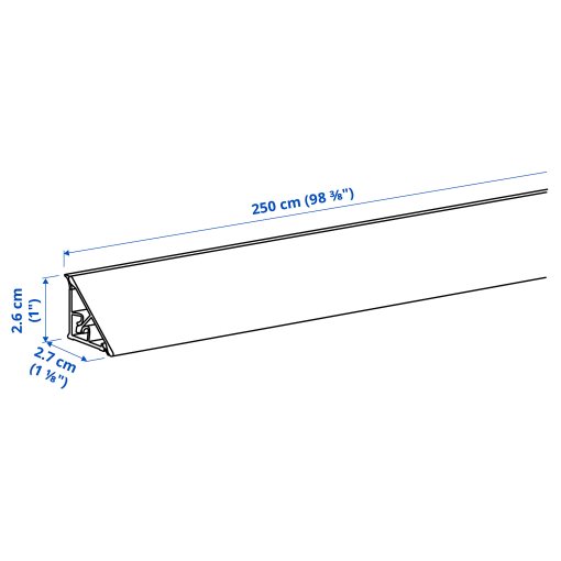 BASKETORP, wall finishing strip, 305.911.62