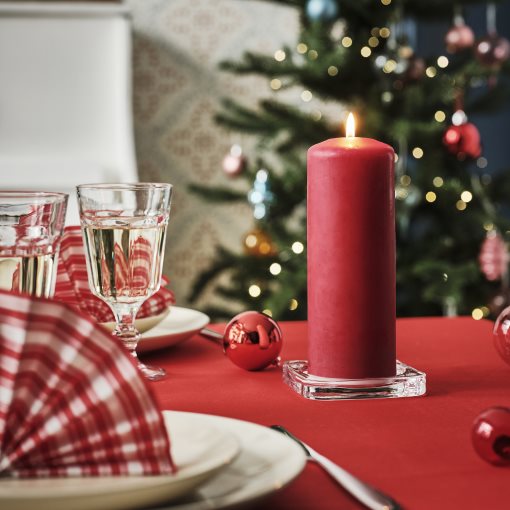 FENOMEN, unscented pillar candle, 19 cm, 305.995.06