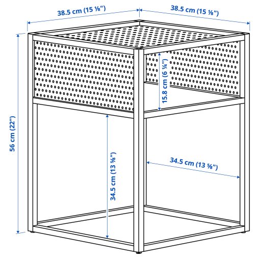 GILLERSBERG, bedside table, 39x39x56 cm, 306.089.83