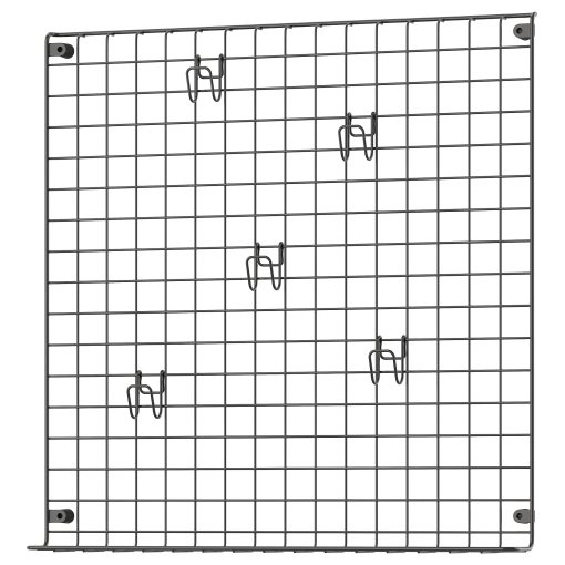 GREJIG, wall grid with rail, 58x59 cm, 306.107.64
