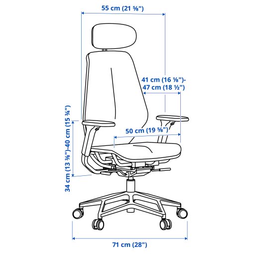 STYRSPEL, gaming chair, 306.130.55