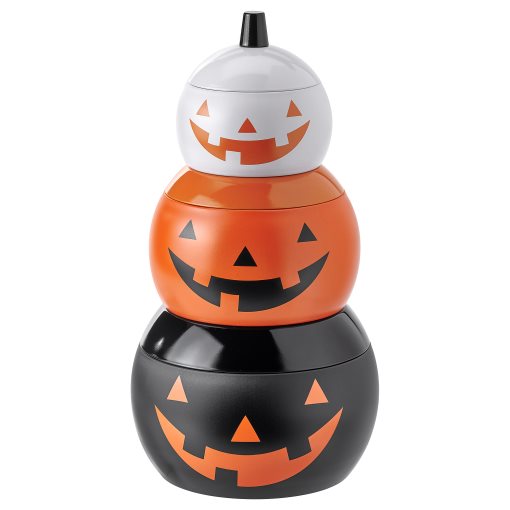 KUSTFYR 2026, tin with lid pumpkin-shaped, set of 3, 306.329.35
