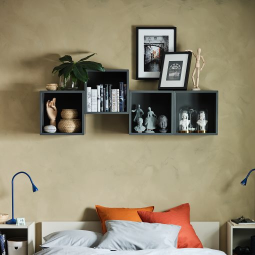 EKET, wall-mounted shelving unit, 392.858.27