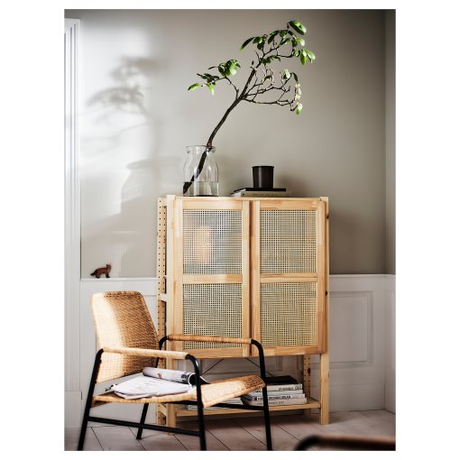 IVAR, ραφιέρα με πόρτες, 89x30x124 cm, 394.034.73