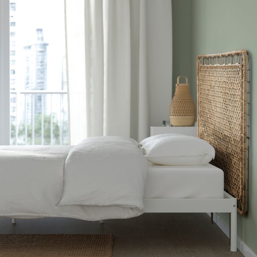 VEVELSTAD, σκελετός κρεβατιού με 2 κεφαλάρια, 160x200 cm, 394.417.38