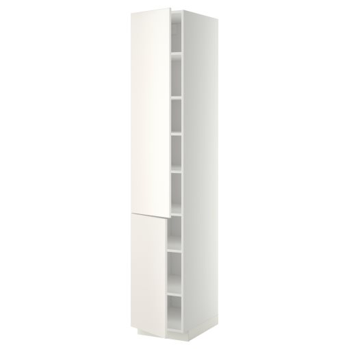 METOD, high cabinet with shelves, 40x60x200 cm, 394.685.20