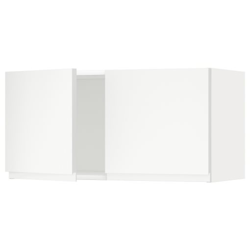 METOD, wall cabinet with 2 doors, 80x40 cm, 394.687.80