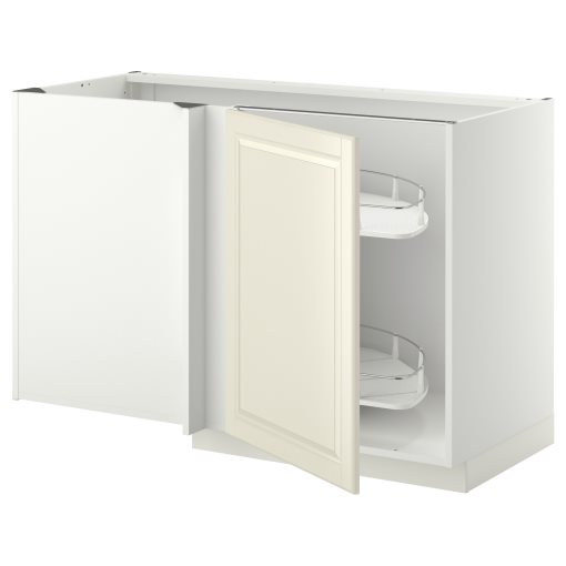 METOD, corner base cabinet with pull-out fitting, 128x68 cm, 394.691.76