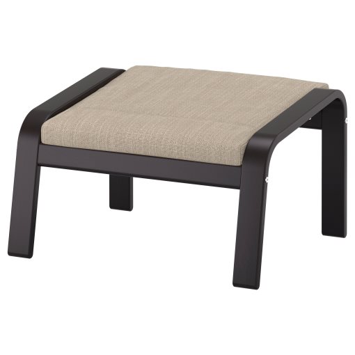 POÄNG, armchair and footstool, 394.842.66