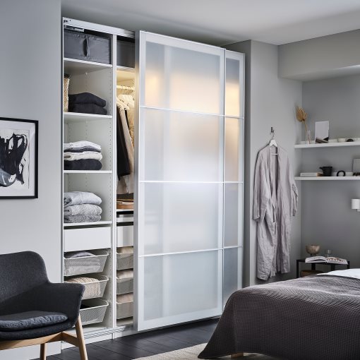 PAX, 3 wardrobe frames, 200x35x201 cm, 394.947.55