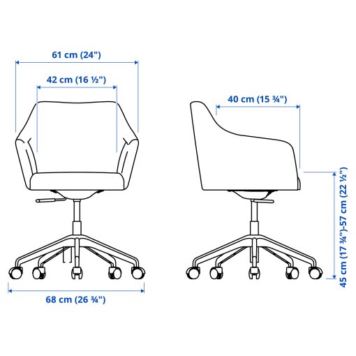 TOSSBERG/LANG, conference chair, 395.131.22