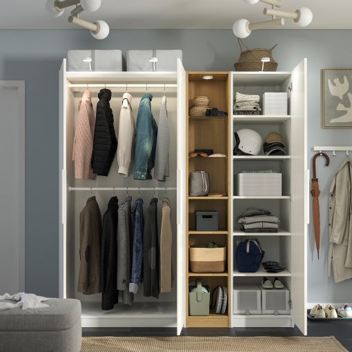 PAX/FORSAND, wardrobe combination, 185x60x201 cm, 396.072.53