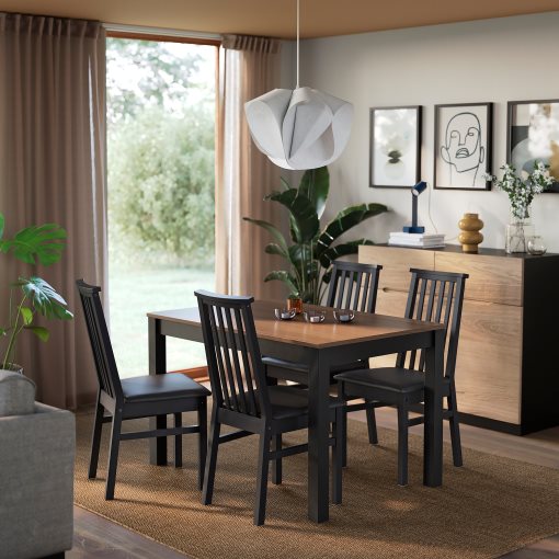 ÅLHULT / ÅLHULT, table and 4 chairs, 120x80 cm, 396.100.76