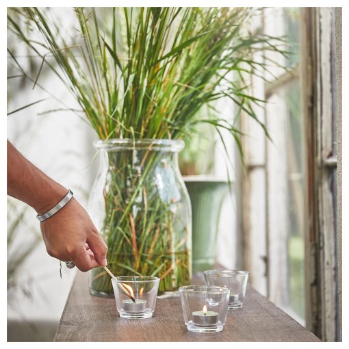 HEDERSAM, αρωματικό κερί ρεσό/γρασίδι/30 τεμ. 3.5 ώρες, 405.042.49