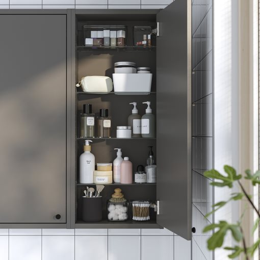 HAVBACK, wall cabinet with door, 40x15x95 cm, 405.350.57