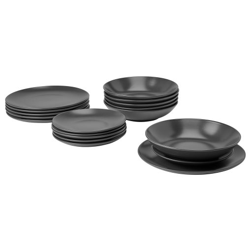 FÄRGKLAR, 18-piece service/matt, 405.647.09