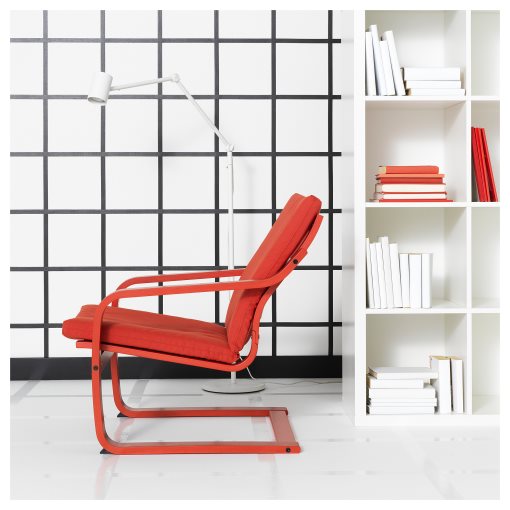 POÄNG, armchair frame with low back, 405.821.95