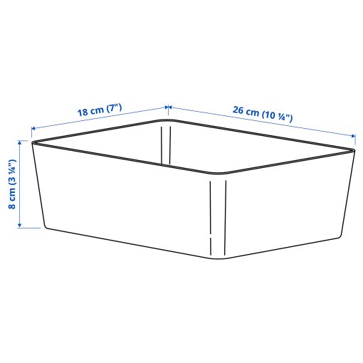 KUGGIS, box, 18x26x8 cm, 405.862.35