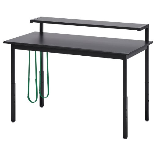 UTVISNING, gaming desk with shelf, 120x60 cm, 405.864.00