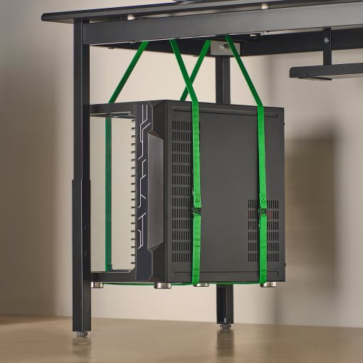 UTVISNING, gaming desk with shelf, 120x60 cm, 405.864.00