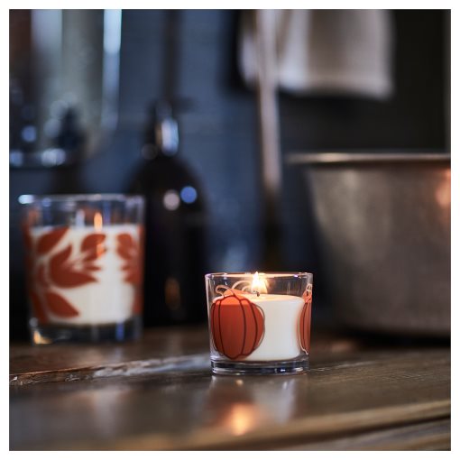 HOSTAGILLE, scented candle in glass/Spiced pumpkin, 20 hr, 405.975.59