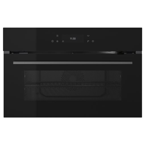 SPJUTBO, true fan oven with microwave/air fry/grill function/black/IKEA 700, 406.002.79