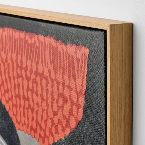 BLODFLÄDER, picture/orange flower, 40x50 cm, 406.019.19