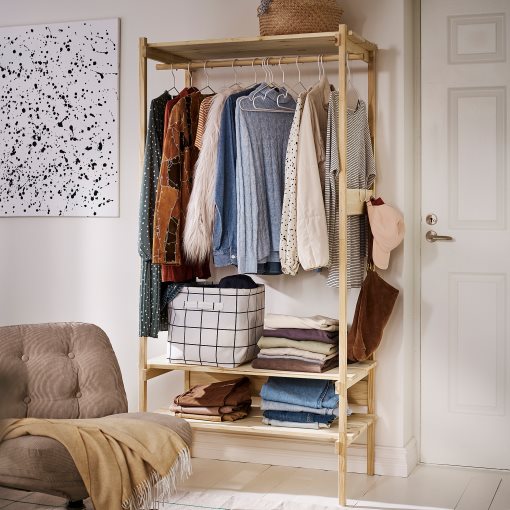 KRONÖREN, open wardrobe, 90x49x181 cm, 406.108.05