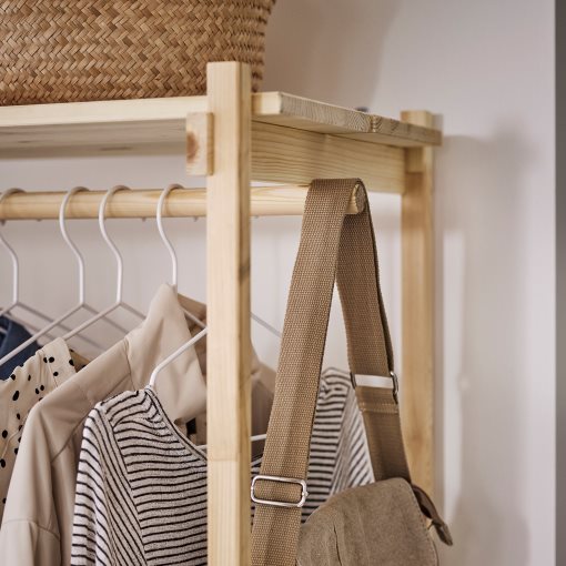 KRONÖREN, open wardrobe, 90x49x181 cm, 406.108.05