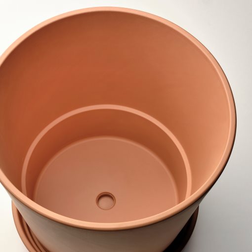 BRUNBÄR, plant pot with saucer/outdoor, 32 cm, 406.120.55