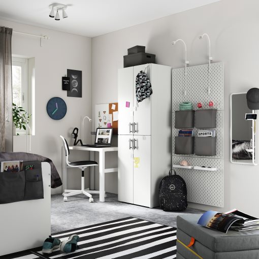 SMÅSTAD, wardrobe with 2 clothes rails, 60x42x181 cm, 493.908.75